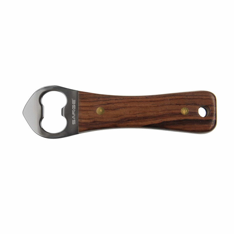 Rosebud - Bottle Opener, Stainless Steel and Rosewood